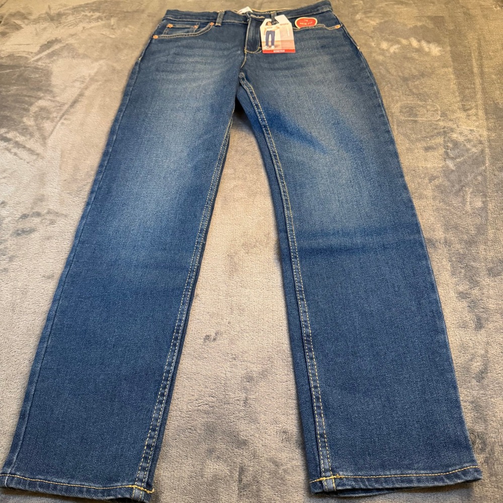 Levi's‎ Kids Low Pro Mid Rise Relaxed Fit Stretch Denim Jeans 12 Reg 28x28" NWT